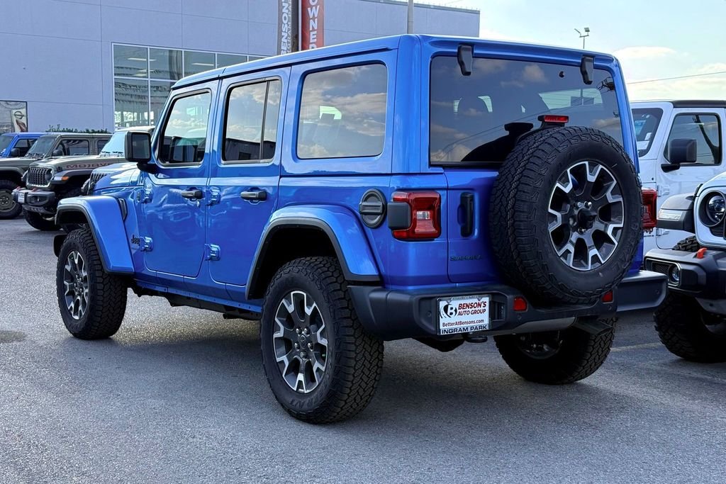 New 2025 Hydro Blue Pearl-Coat Exterior Paint Jeep Sahara image 5