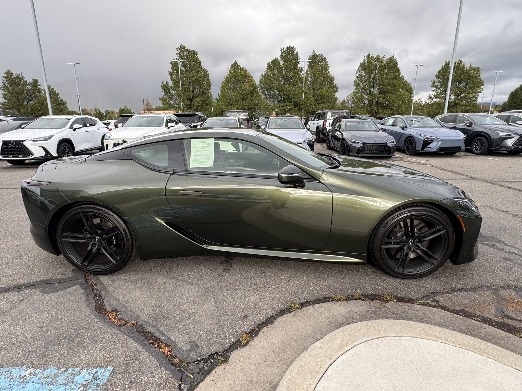 Certified Used 2025 NORI GREEN PEARL Lexus 500 image 8