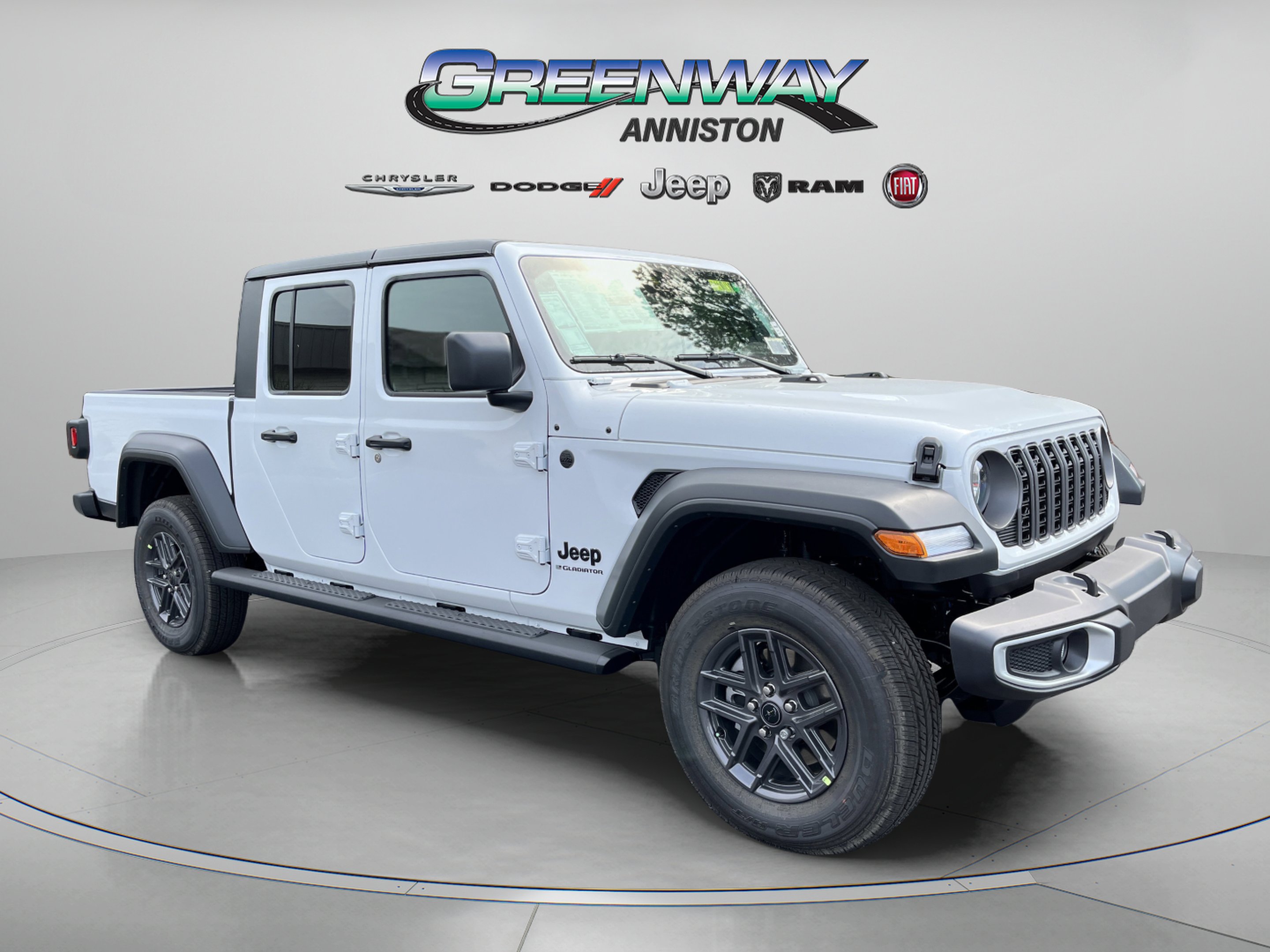 New 2025 Bright White Clearcoat Jeep Sport S image 1