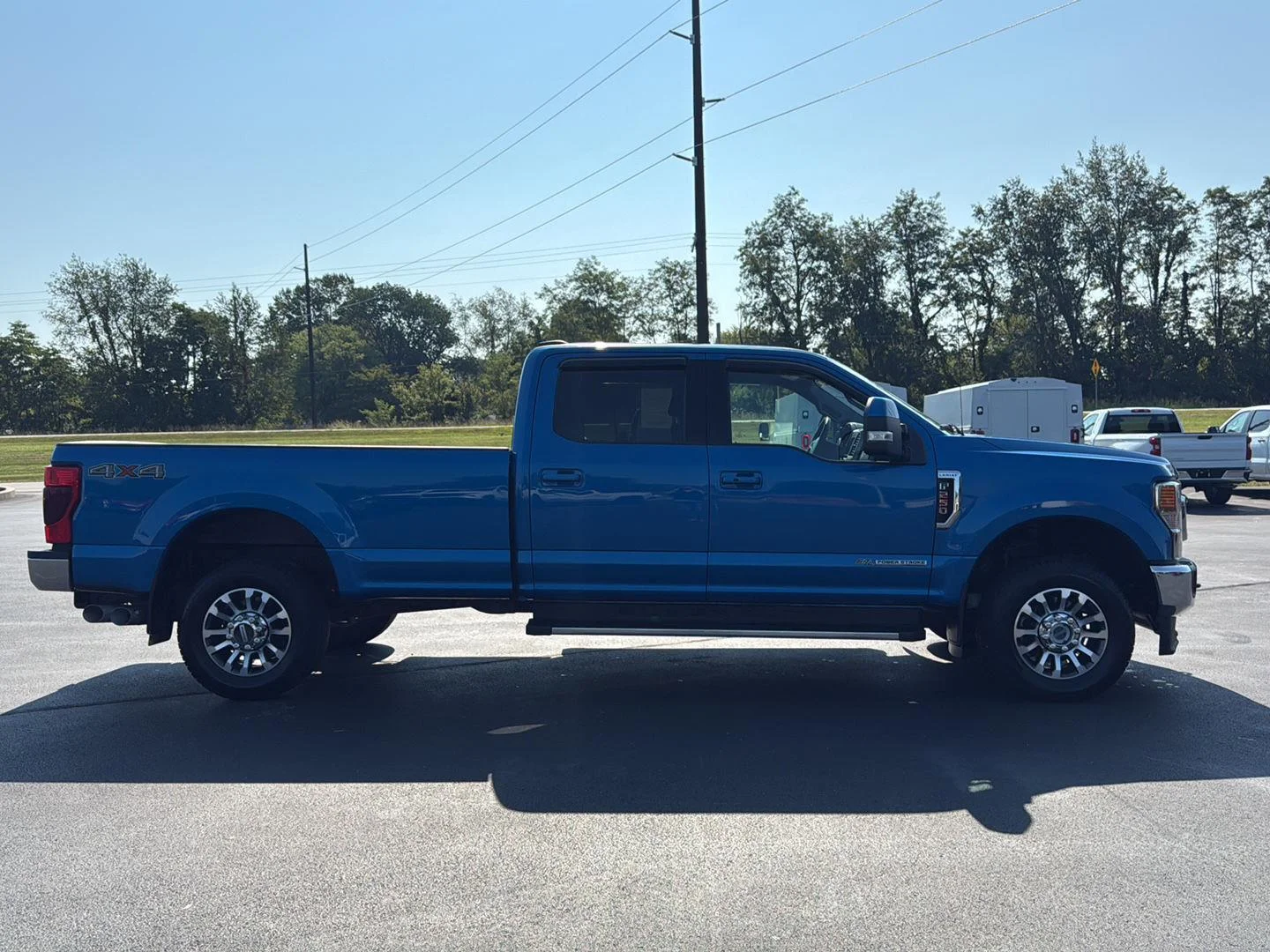 Used 2021 Velocity Blue Metallic Ford LARIAT image 9