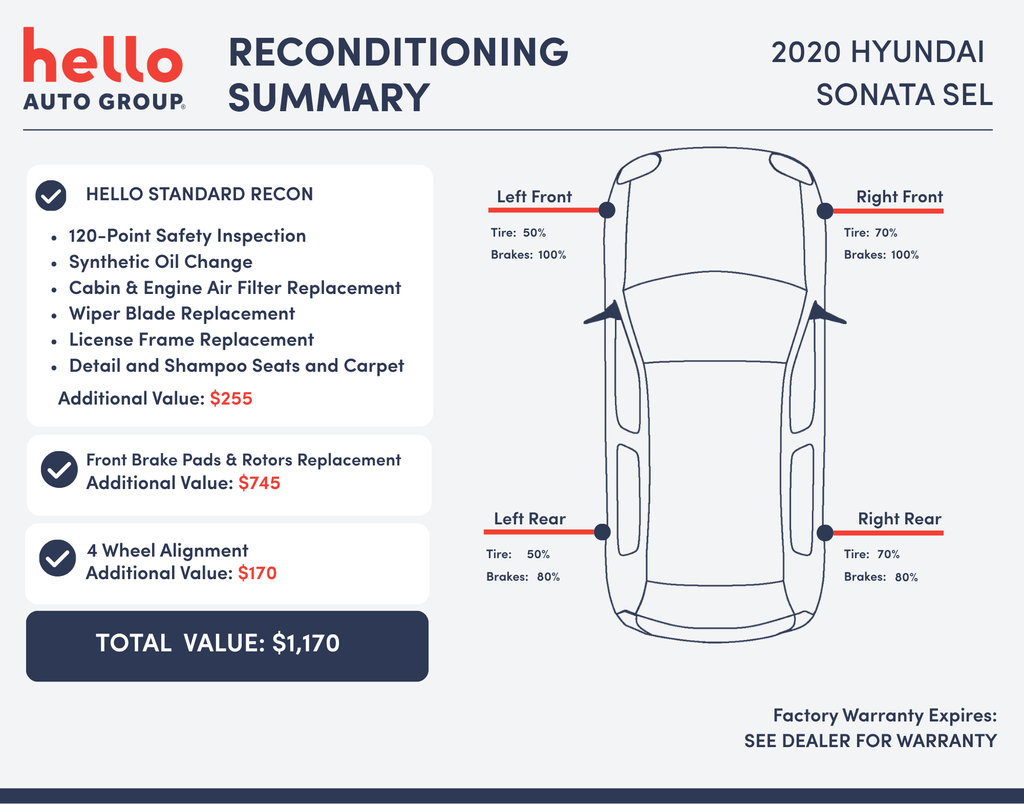Used 2020 Gray Hyundai SEL image 3