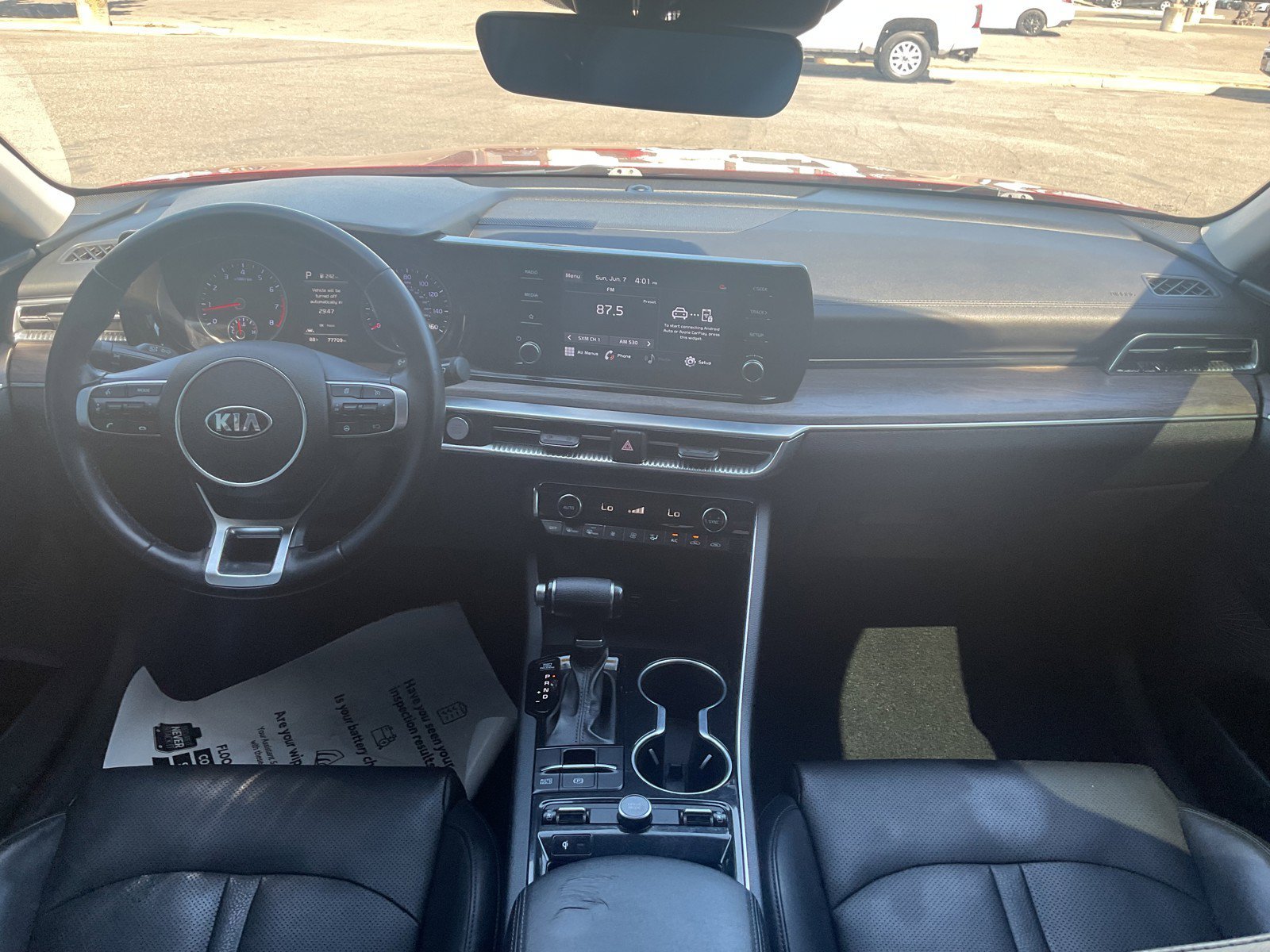 Used 2021 Passion Red Kia EX image 19