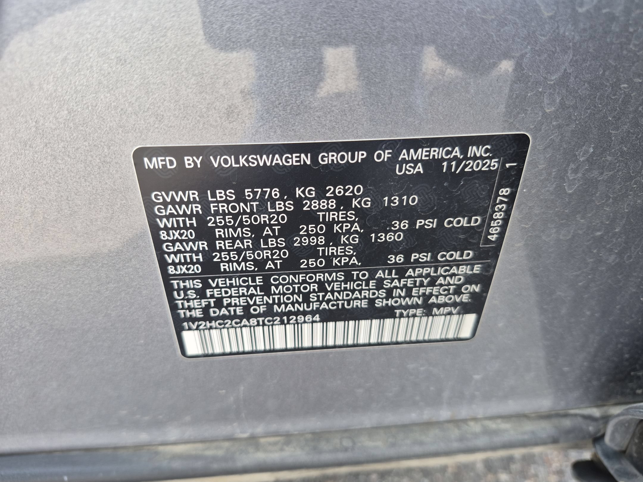 Used 2026 Silver Volkswagen 2.0T SE w/Technology image 32