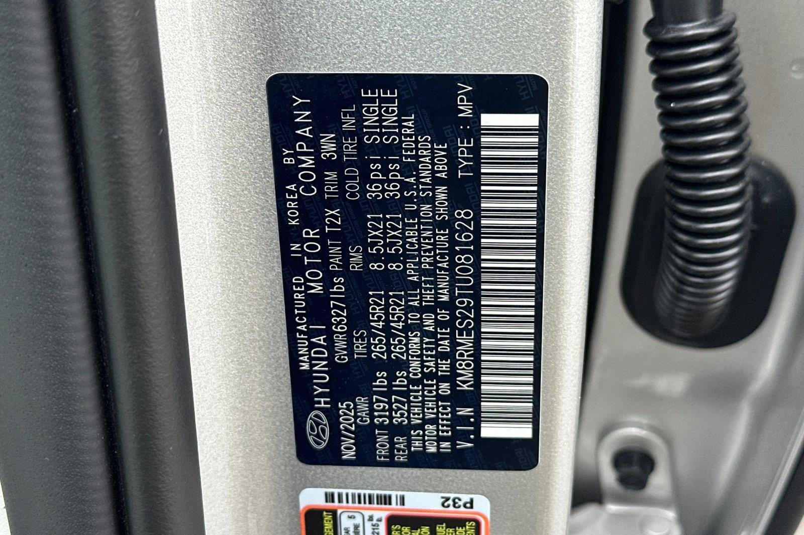 New 2026 Typhoon Silver Metallic Hyundai Calligraphy AWD image 59