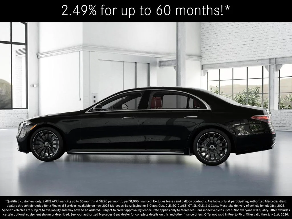 New 2026 Obsidian Black Metallic Mercedes-Benz S 580 image 33