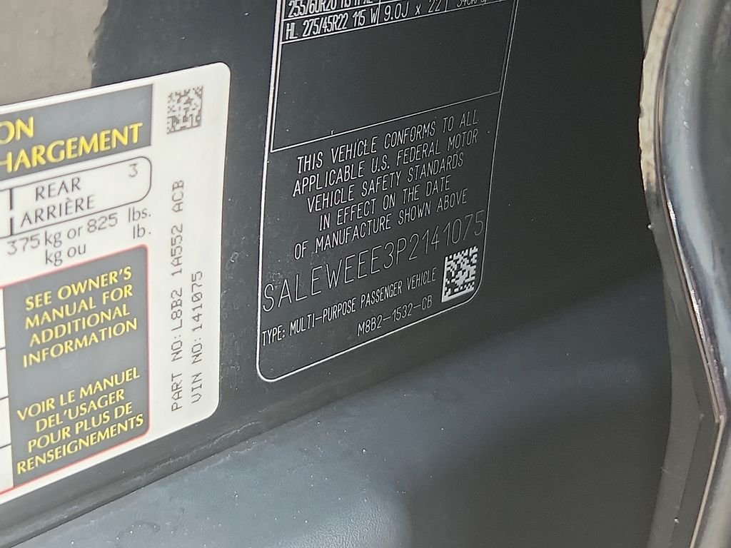 Certified Used 2023 Santorini Black Metallic Land Rover V8 image 27
