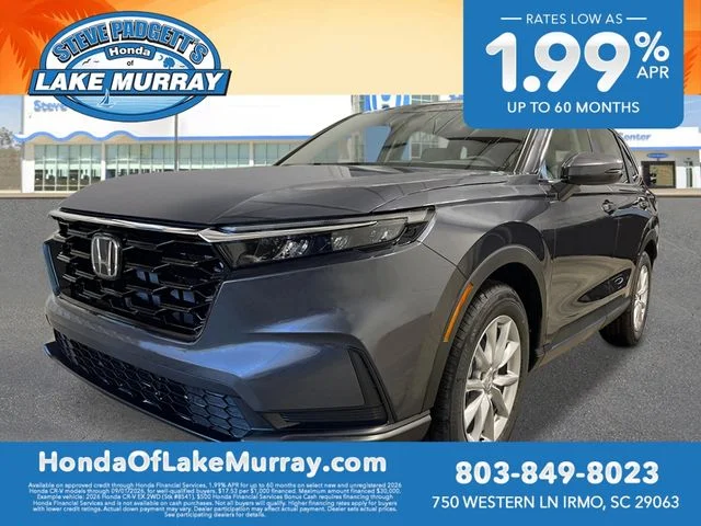 New 2026 Honda CR-V EX 4D Sport Utility in Irmo #10126 | Steve