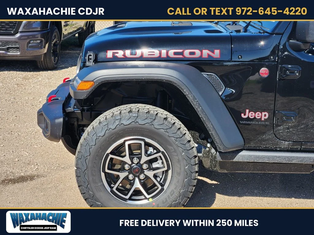 New 2026 Black Clear-Coat Exterior Paint Jeep Rubicon image 7