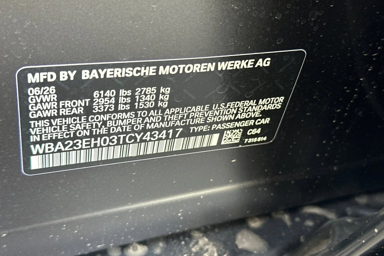 New 2026 Frozen Deep Grey Metallic BMW 740i image 22