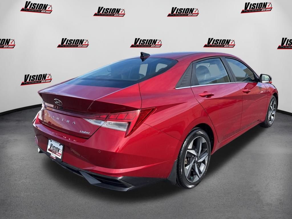 Certified Used 2023 Red Hyundai Limited image 8