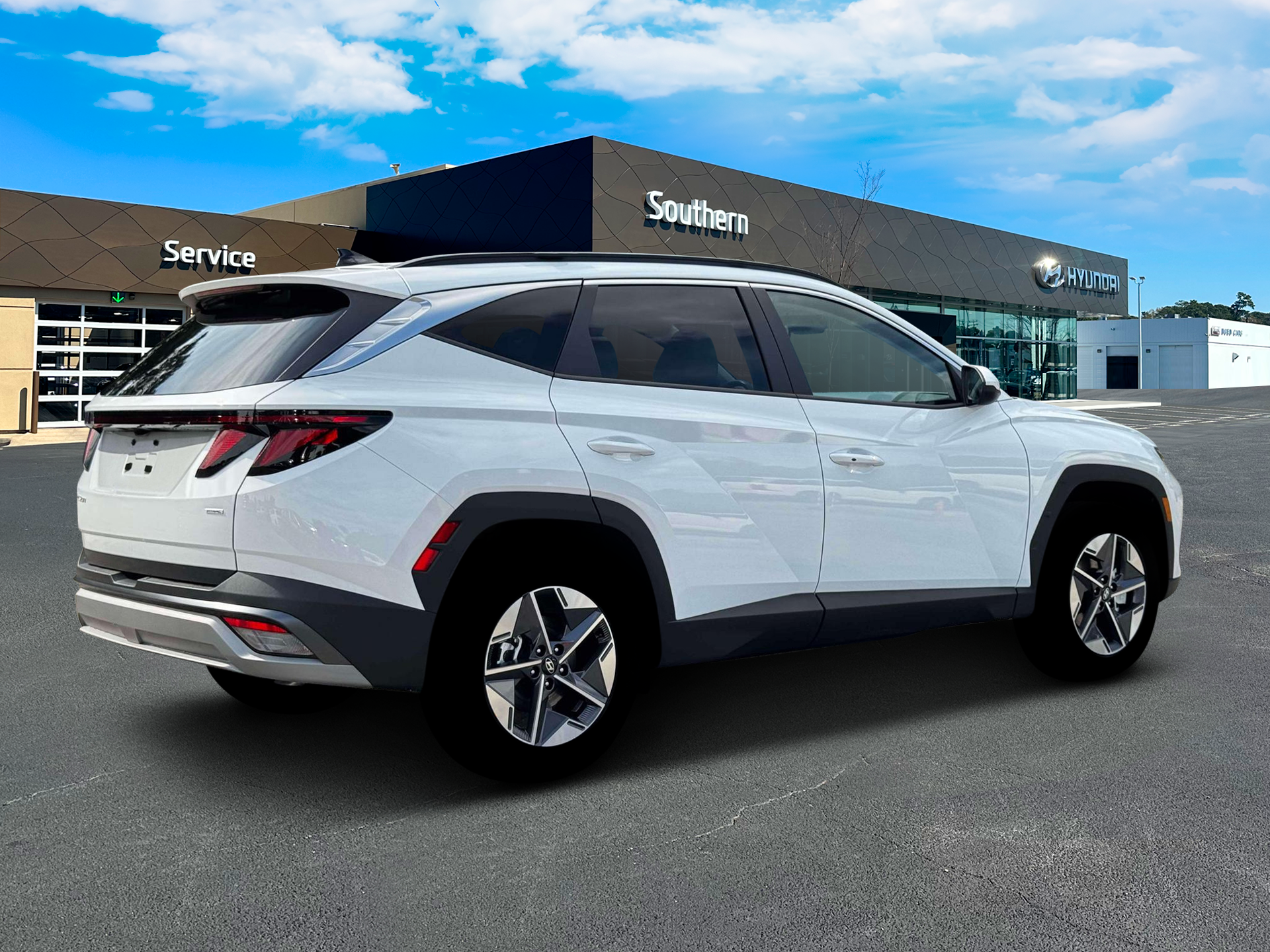 New 2026 White Hyundai SEL AWD image 8