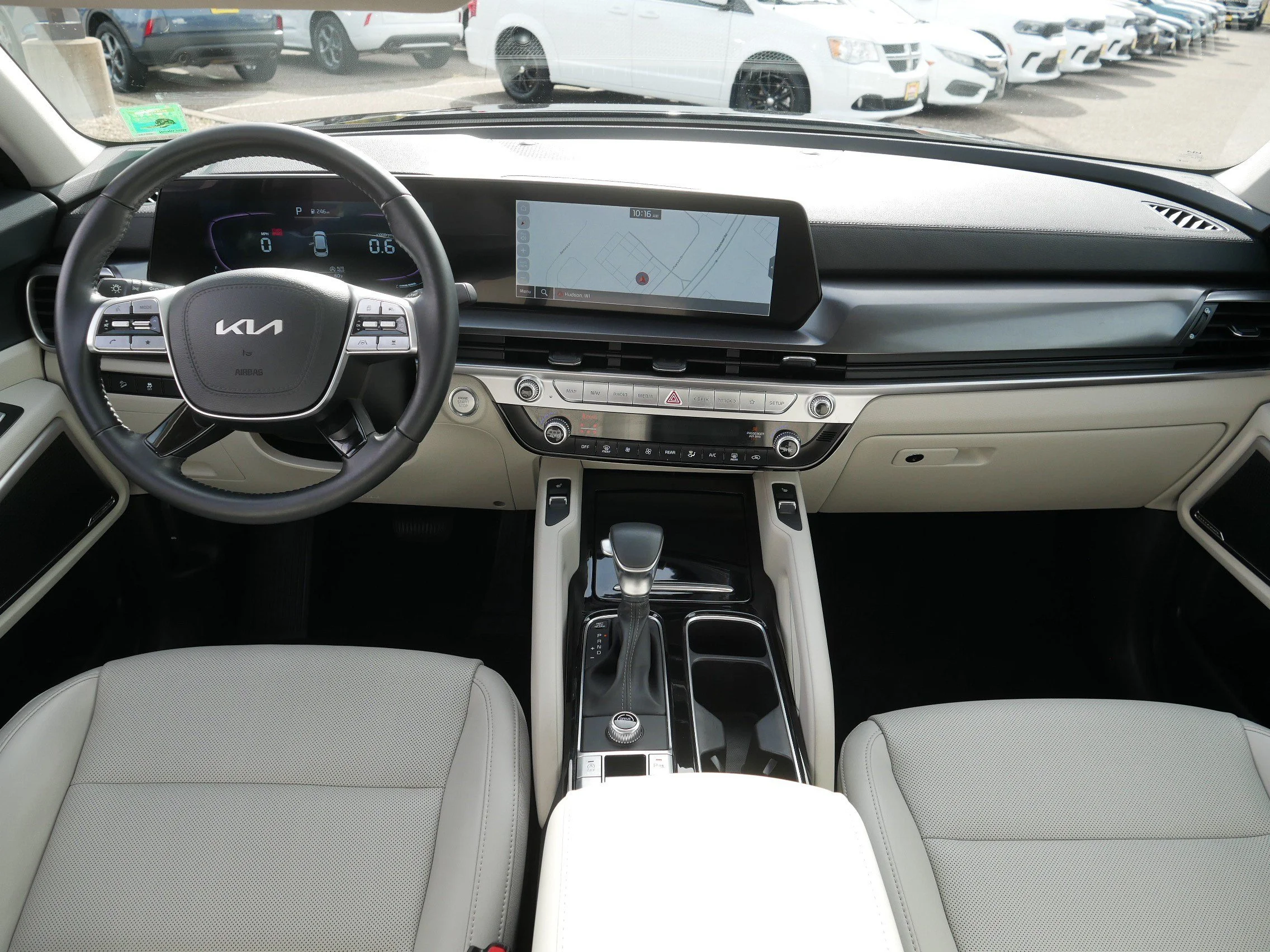 Used 2024 Ebony Black Kia S image 10