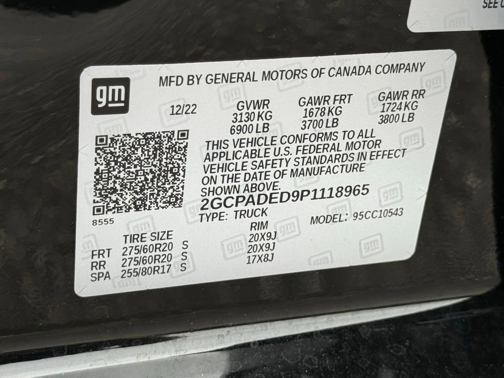Used 2023 Black Chevrolet RST image 20