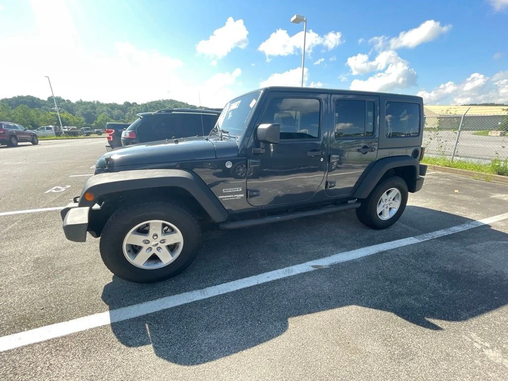 Used 2018 Black Jeep Unlimited Sport image 2