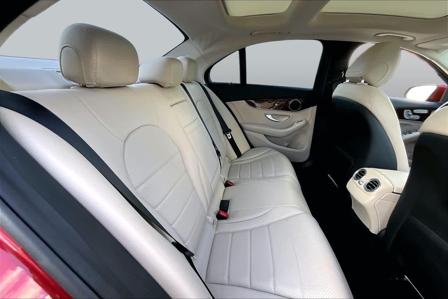 Used 2017 designo Cardinal Red Metallic Mercedes-Benz C 300 image 21