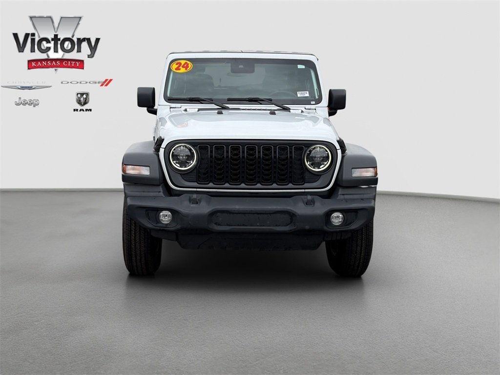 Used 2024 Jeep Wrangler 2-Door Sport S with VIN 1C4PJXAG3RW235681 for sale in Kansas City
