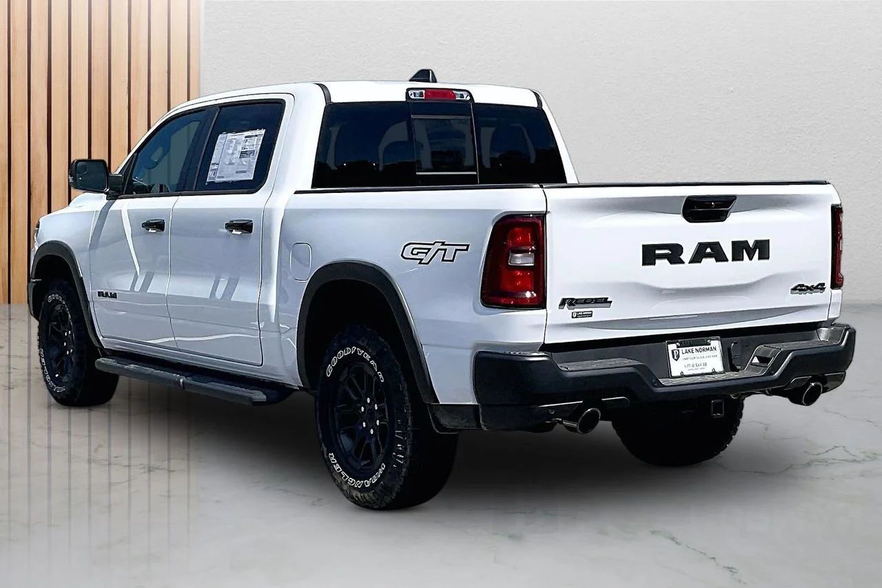 New 2026 Bright White Clear-Coat Exterior Paint RAM Rebel image 7