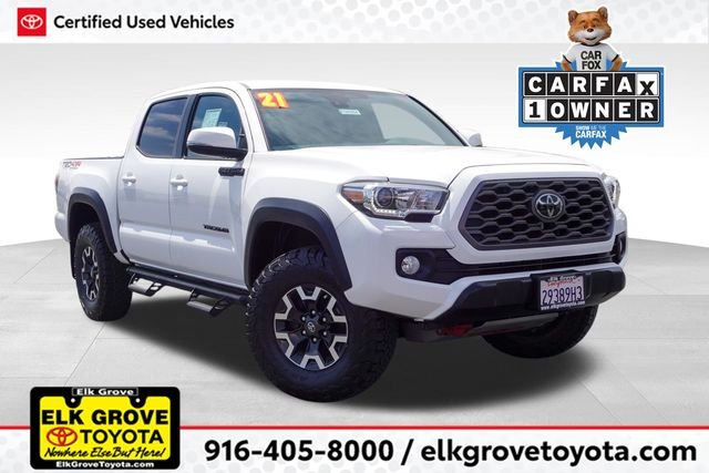 Certified Used 2021 White Toyota TRD Off-Road image 1