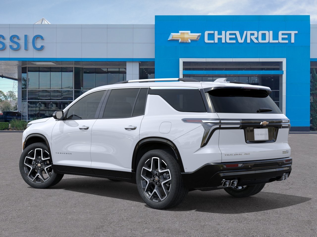 2026 Chevrolet Traverse High Country White at Classic Elite Chevrolet Sugar Land
