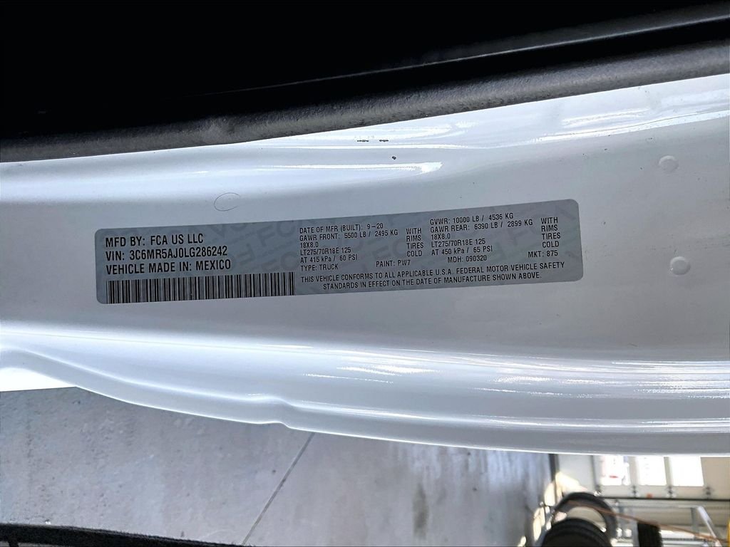 Used 2020 Bright White Clearcoat Ram Tradesman image 32
