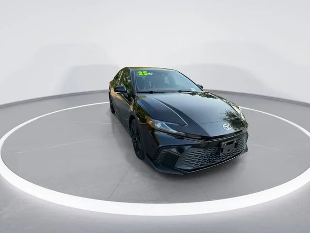 Used 2025 Black Toyota SE image 2