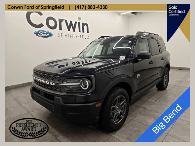 Certified Used 2025 Shadow Black Ford Big Bend image 1