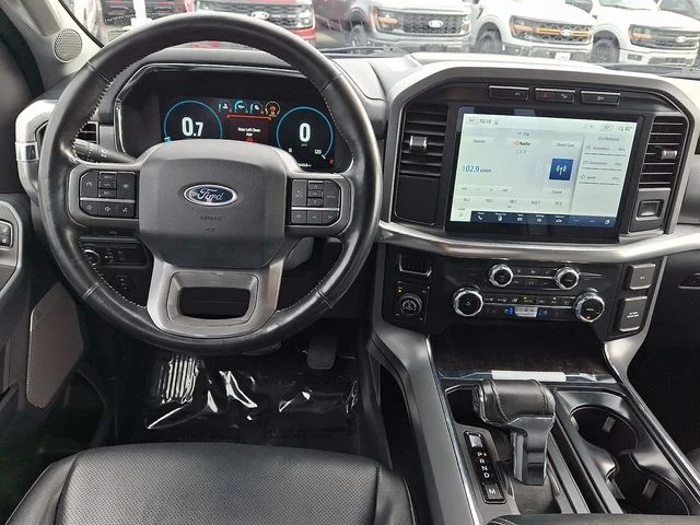 Certified Used 2022 Black Metallic Ford Lariat image 11
