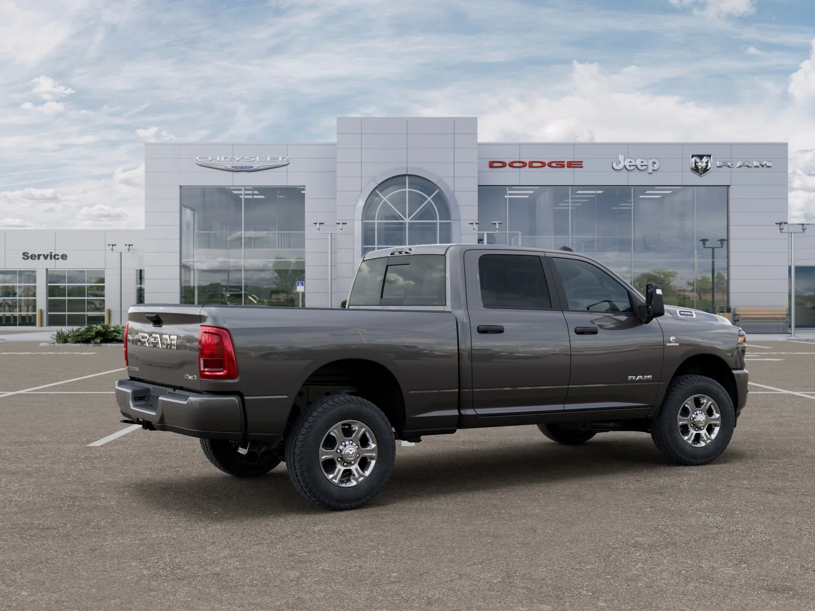 New 2025 Granite Crystal Metallic Clearcoat RAM Big Horn image 47