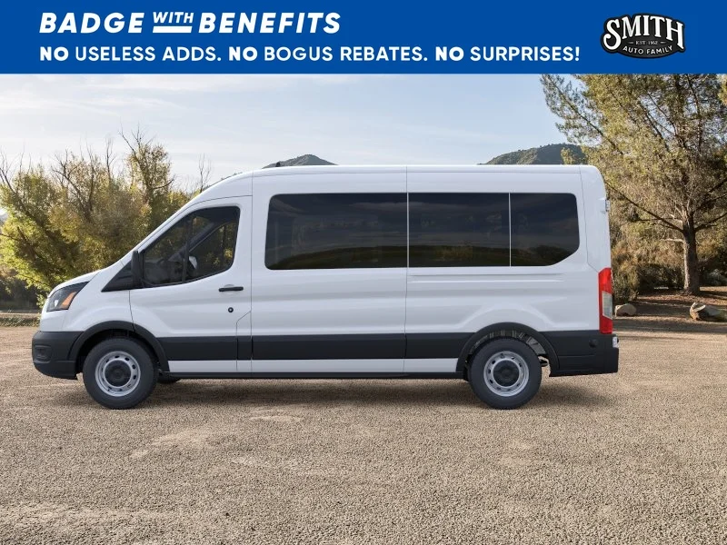 New 2026 Oxford White Ford Passenger Van XL image 4