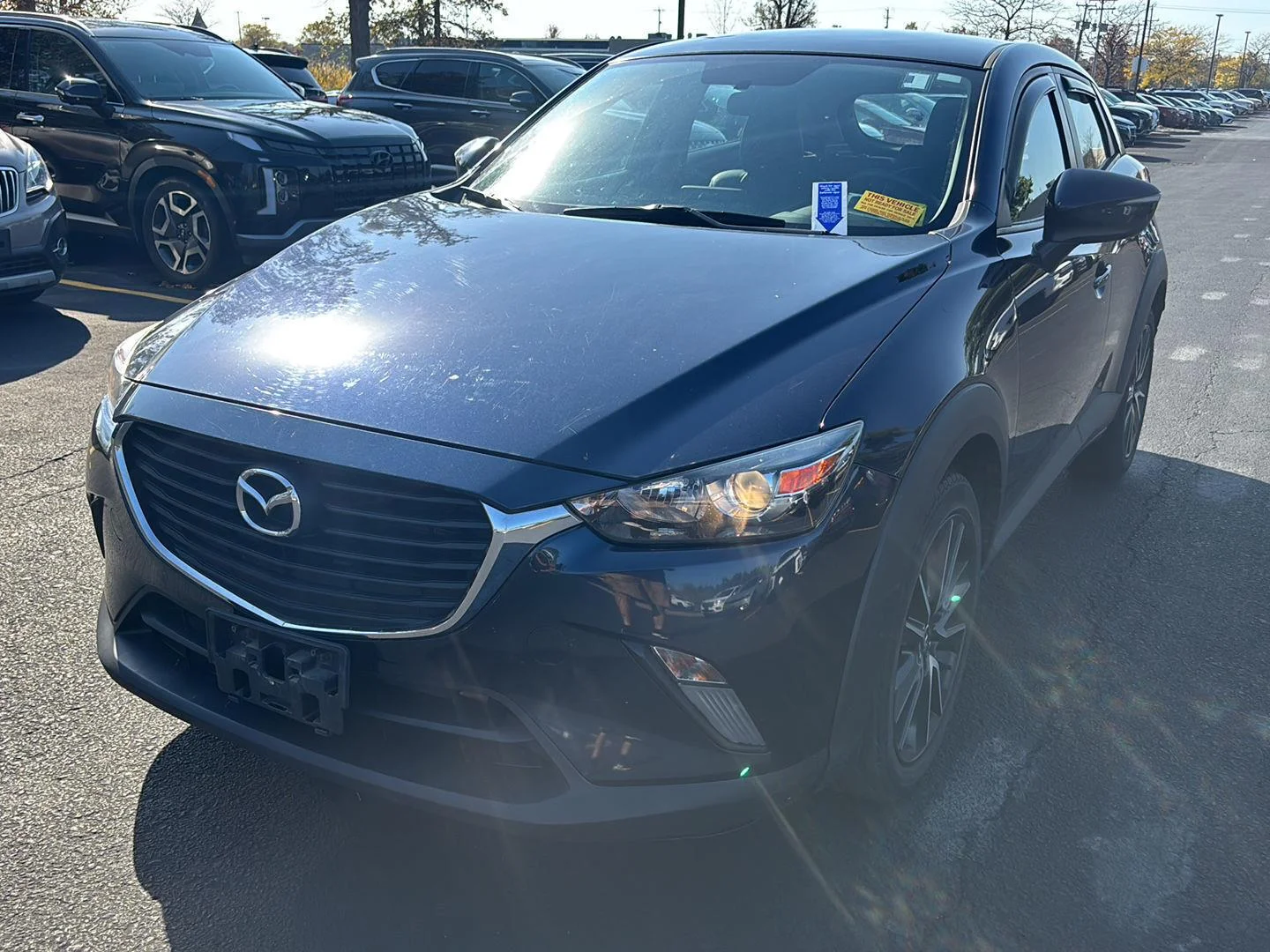 Used 2017 Deep Crystal Blue Mica Mazda Touring image 3