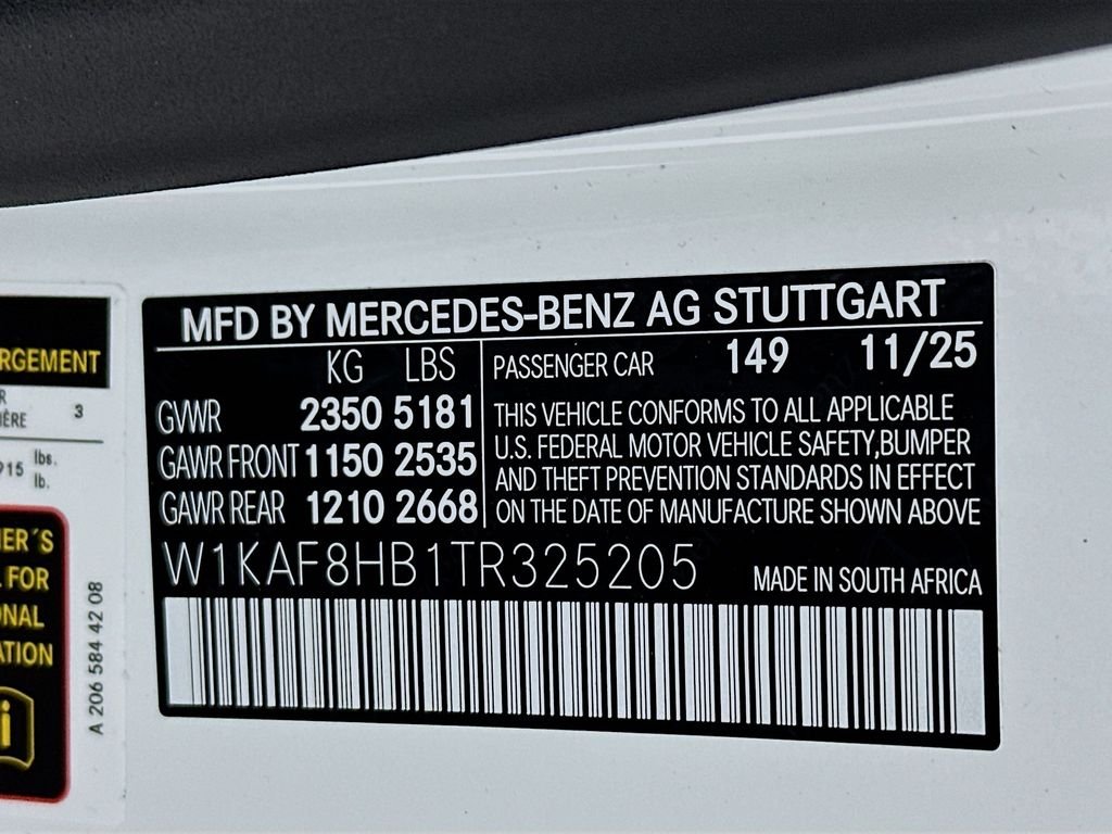 New 2026 Polar White Mercedes-Benz C 43 AMG® image 34