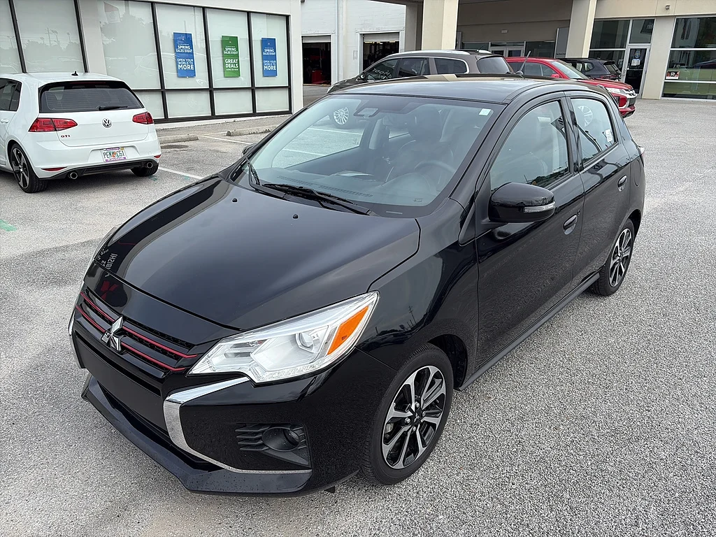 Used 2024 Jet Black Metallic Mitsubishi SE image 2