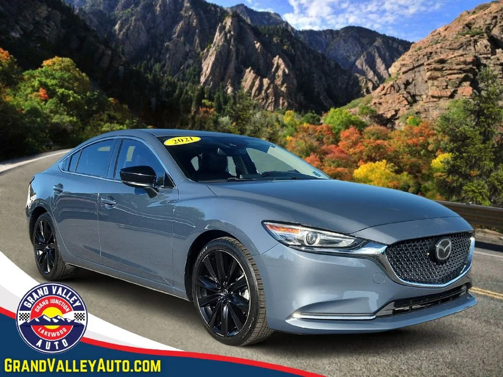 Used 2021 Gray Mazda Carbon Edition image 1