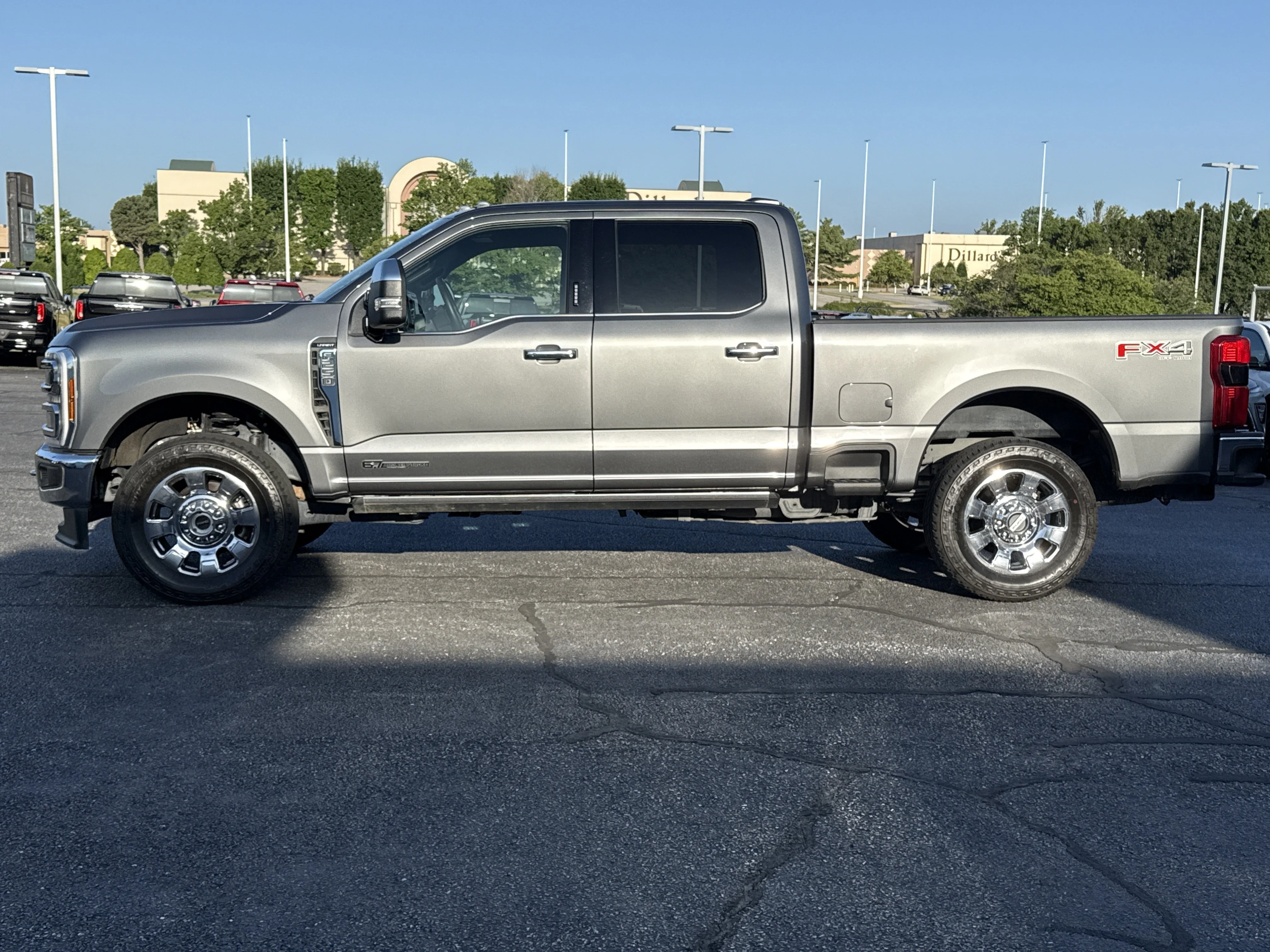 Used 2024 Carbonized Gray Metallic Ford Lariat 4WD image 3