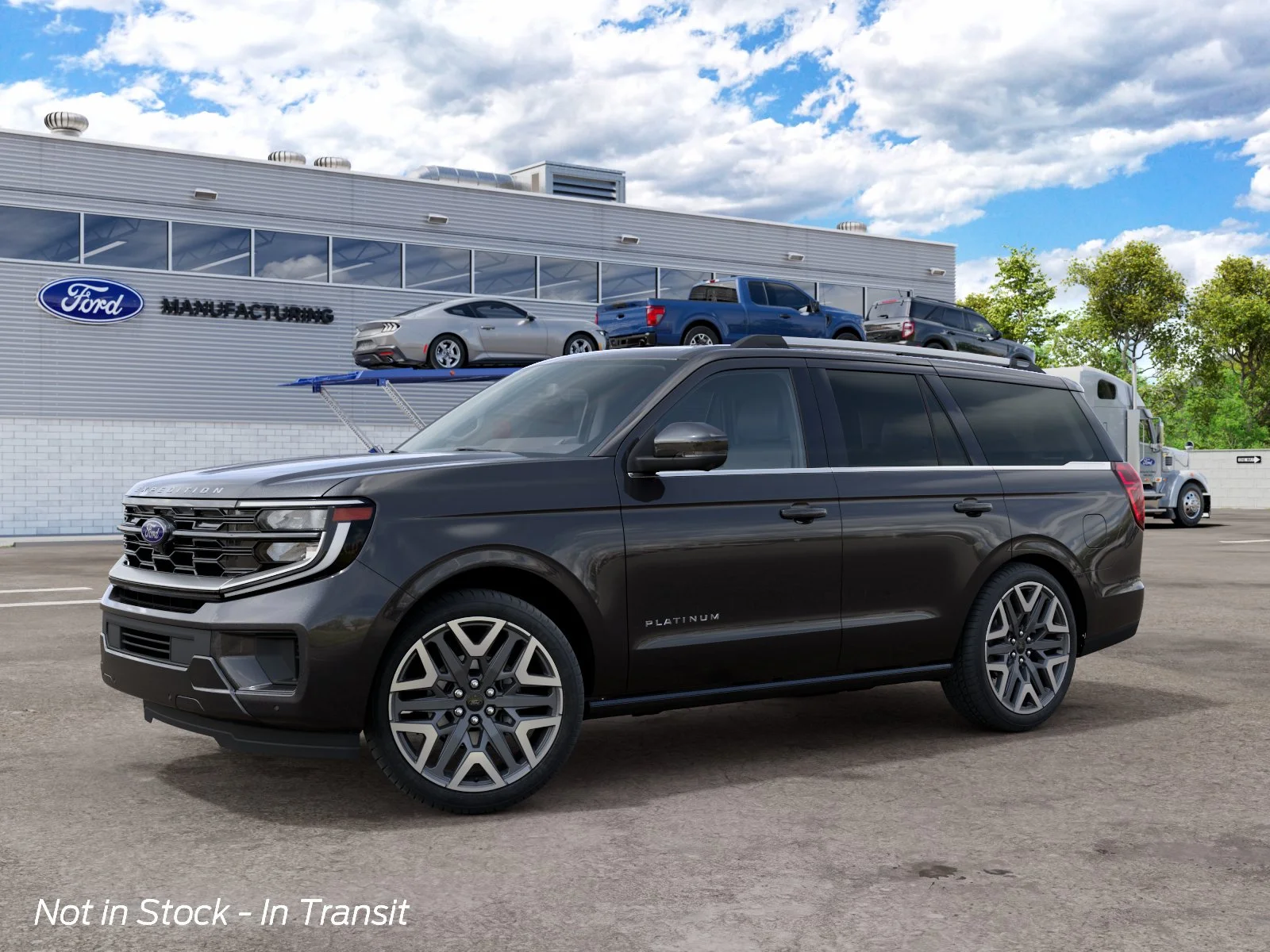 New 2027 Dark Matter Gray Metallic Ford Platinum image 2