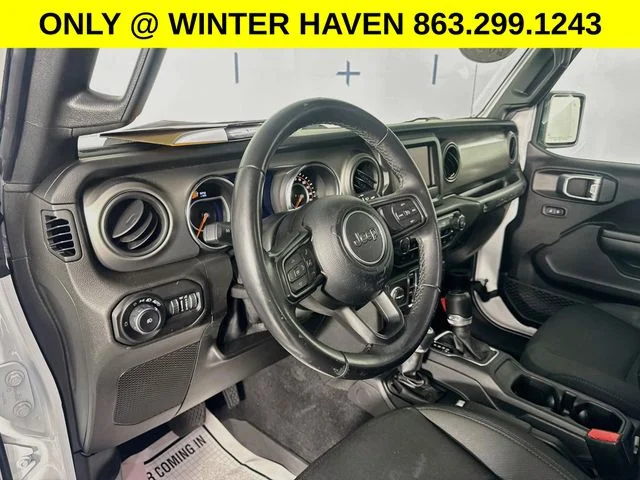 Used 2021 White Jeep Unlimited Willys image 9