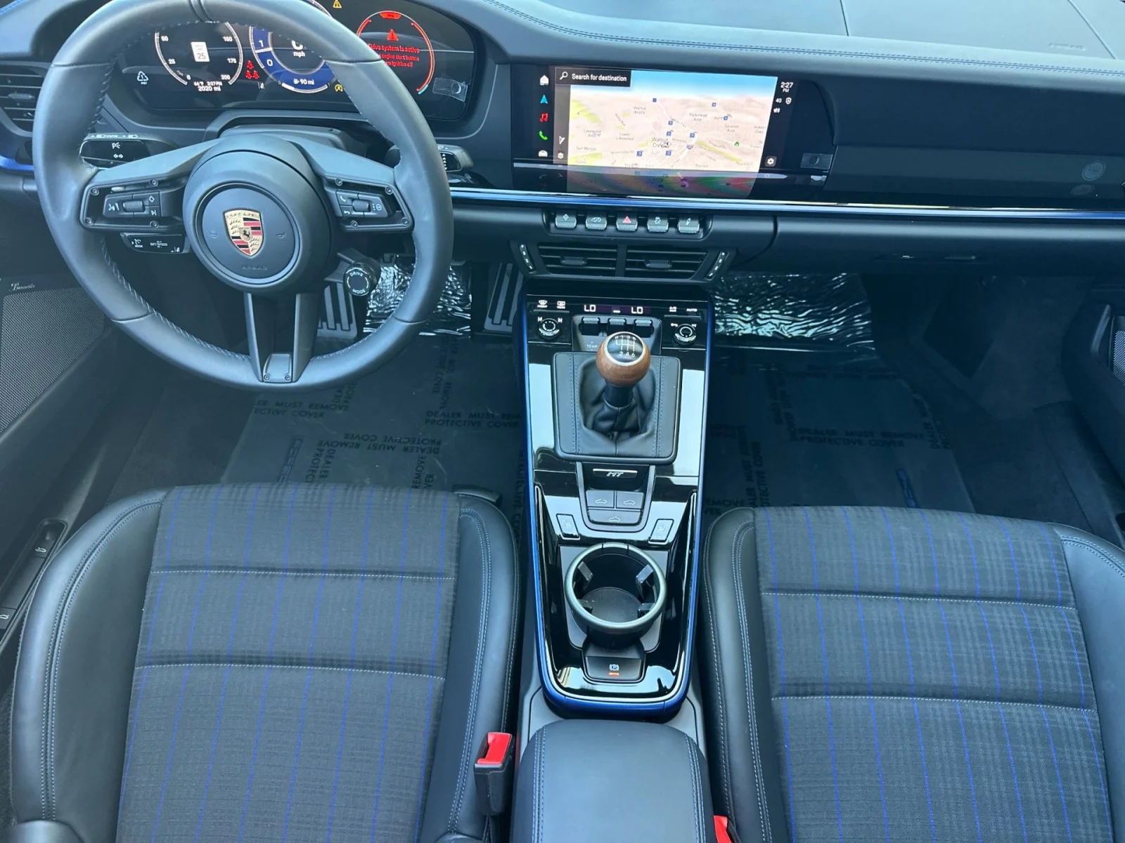 Used 2025 Gentian Blue Metallic Porsche Carrera T image 6