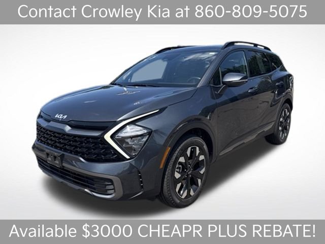 Certified Used 2023 Gray Kia X-Line image 1