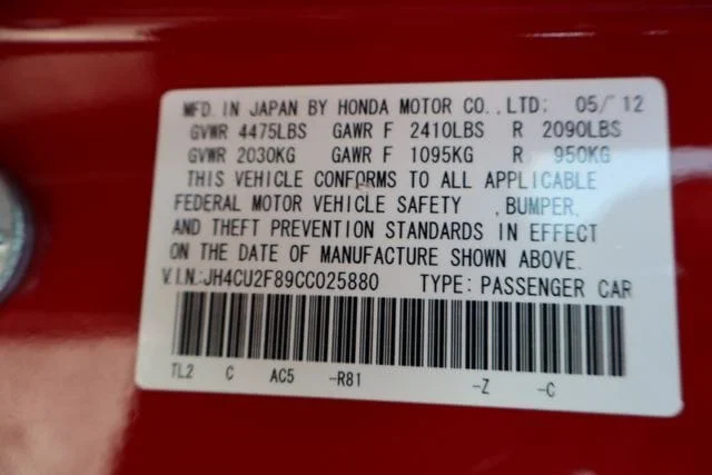 Used 2012 Red Acura 2.4 image 41