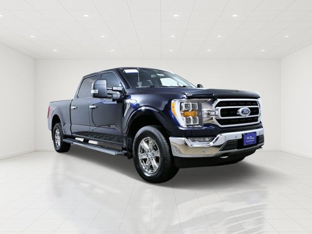Certified Used 2021 Blue Ford XLT image 1