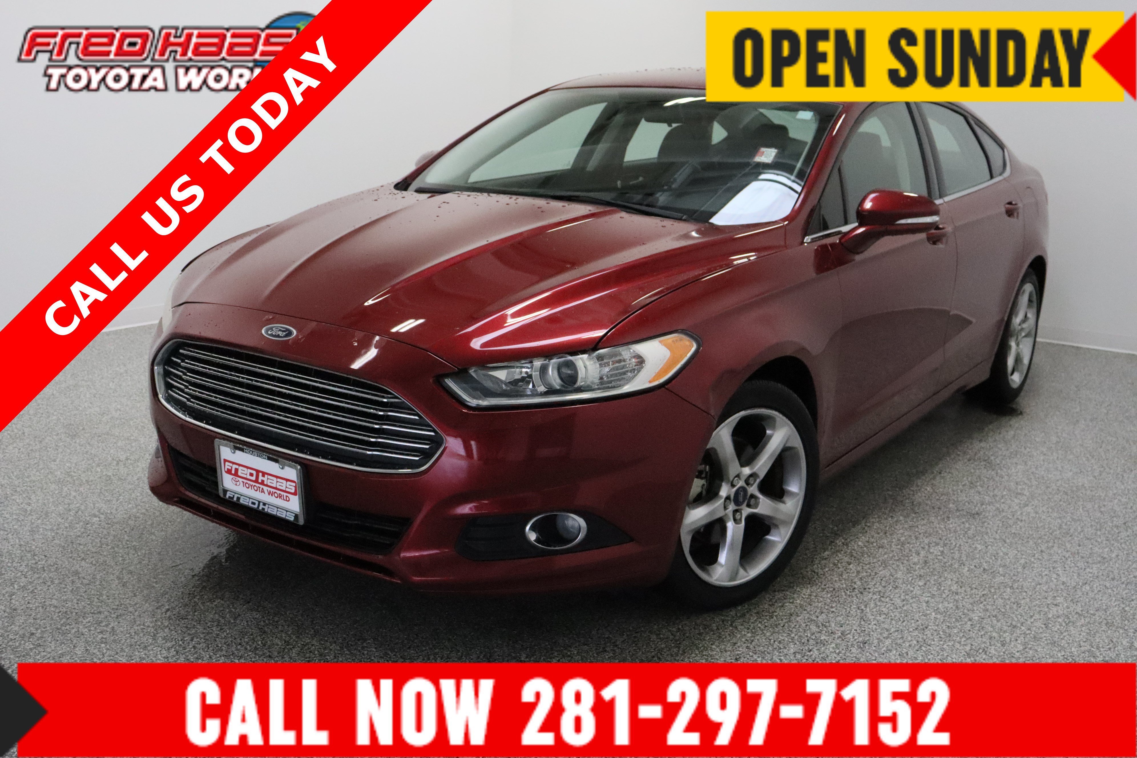 Used 2014 Ruby Red Metallic Tinted Clearcoat Ford SE 1.5T image 1