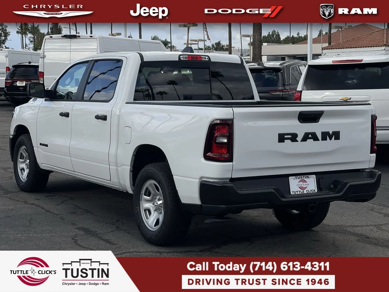 New 2027 Bright White Clear-Coat Exterior Paint RAM Tradesman image 10