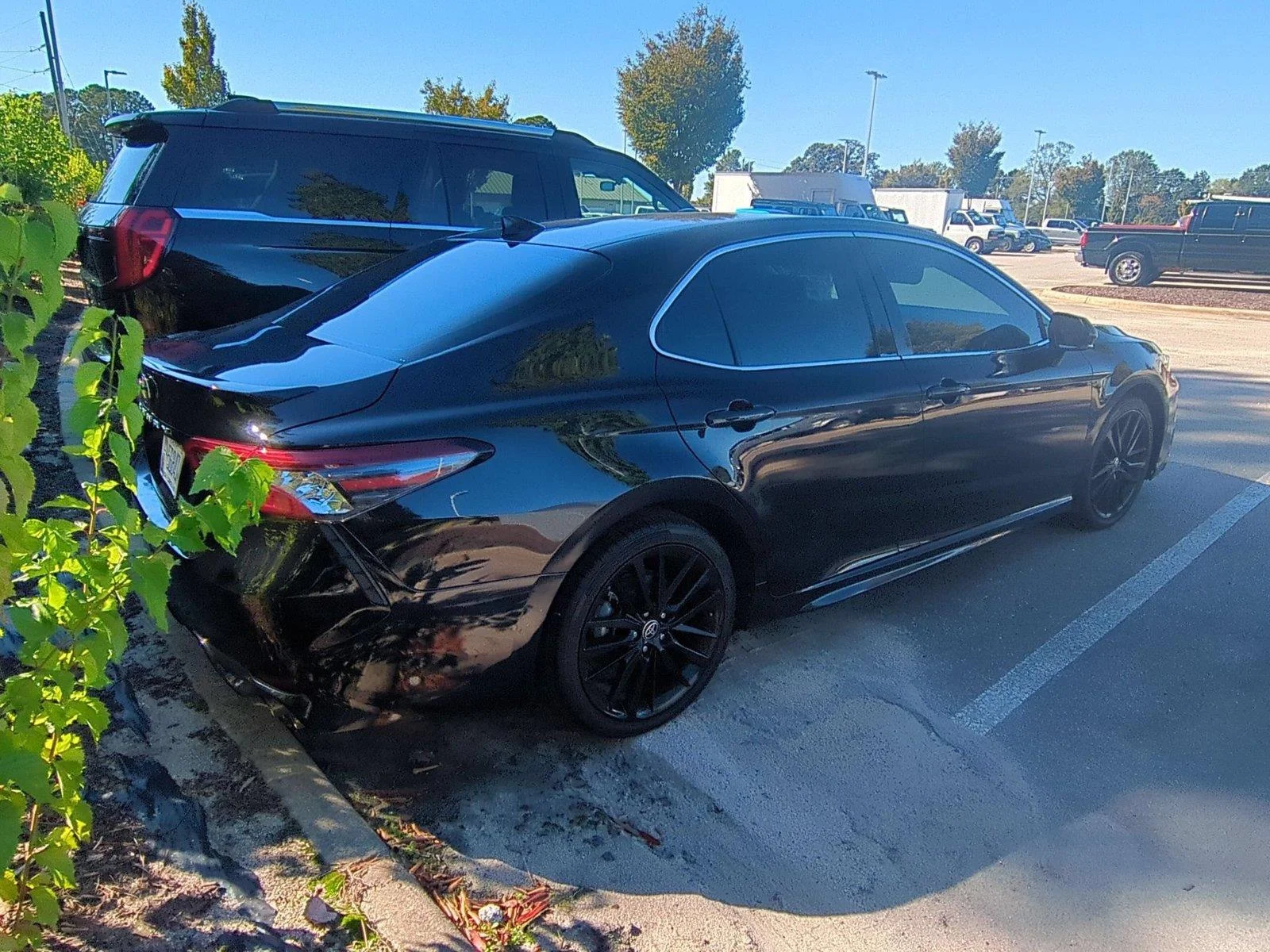 Used 2023 Midnight Black Metallic Toyota XSE image 5