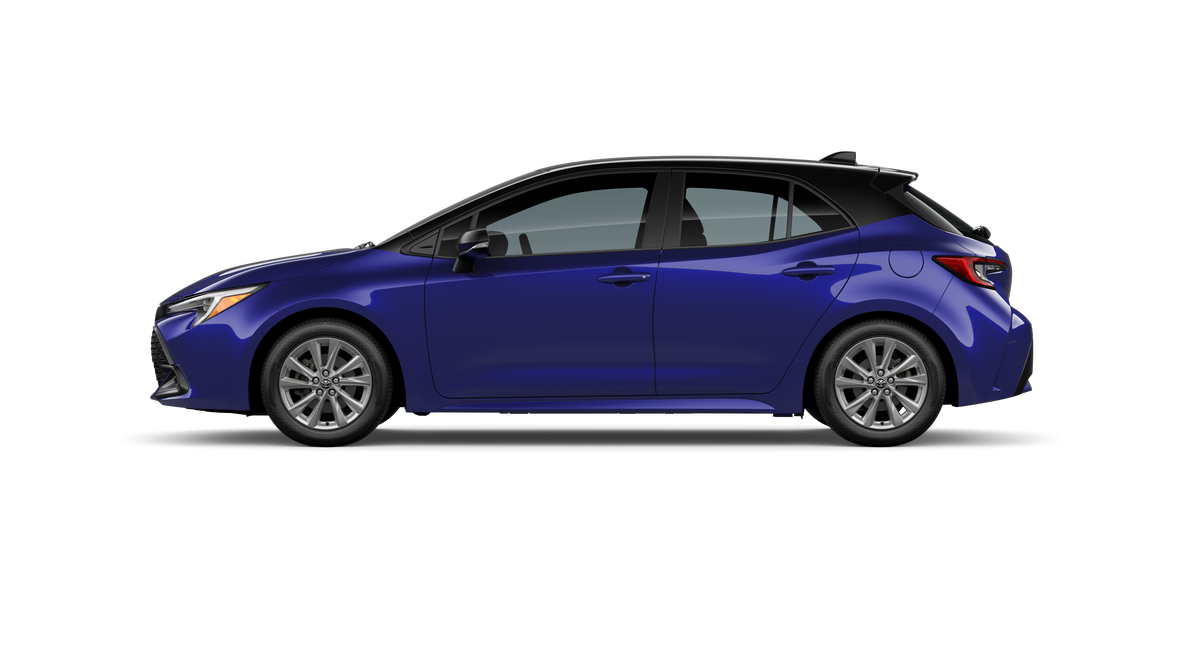 New 2026 Blue Crush Metallic with Midnight Black Metallic roof Toyota SE image 25