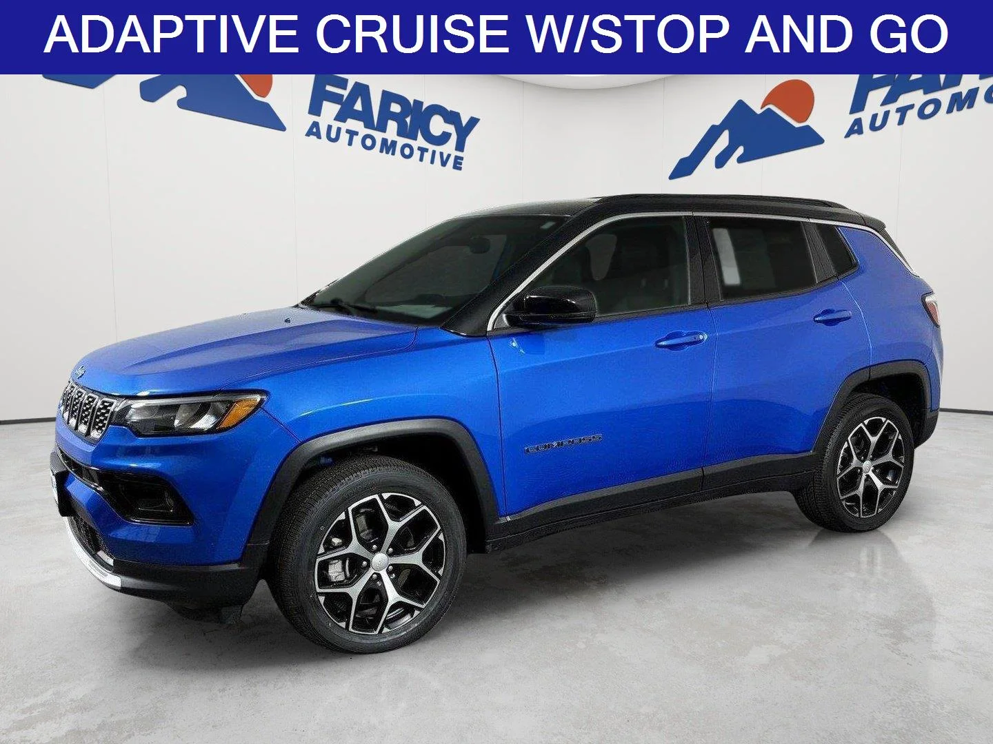 Used 2024 Hydro Blue Pearlcoat Jeep Limited image 1