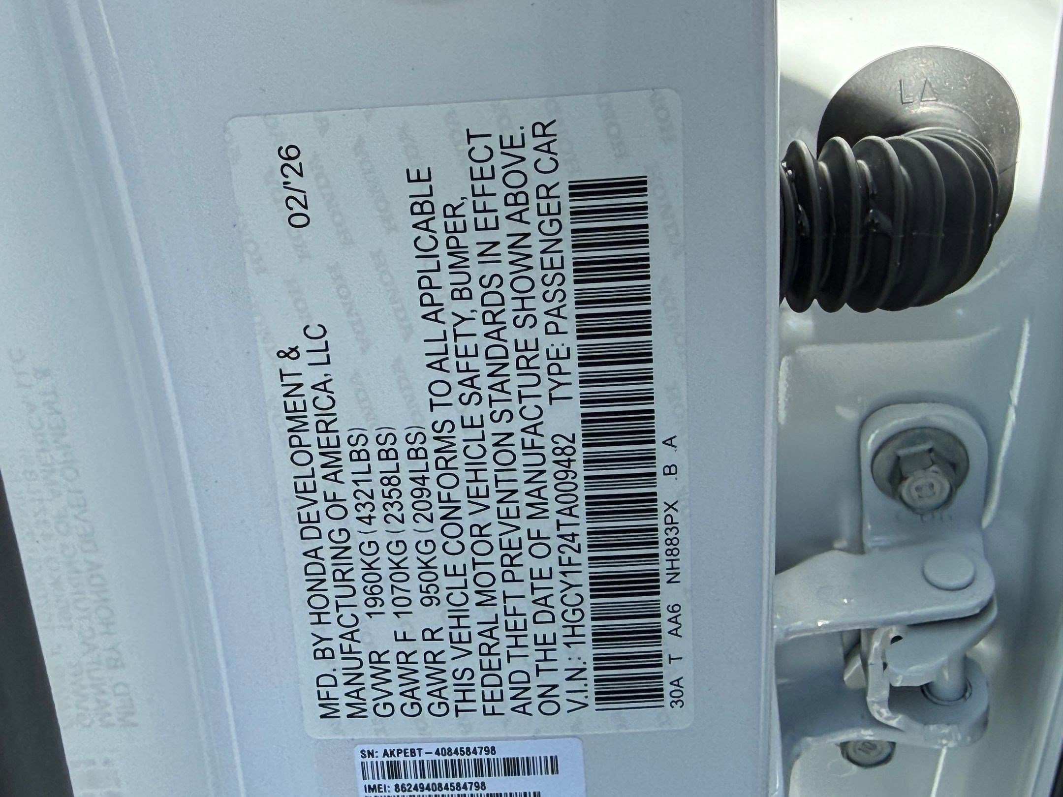2026 Honda Accord LX - Photo 16