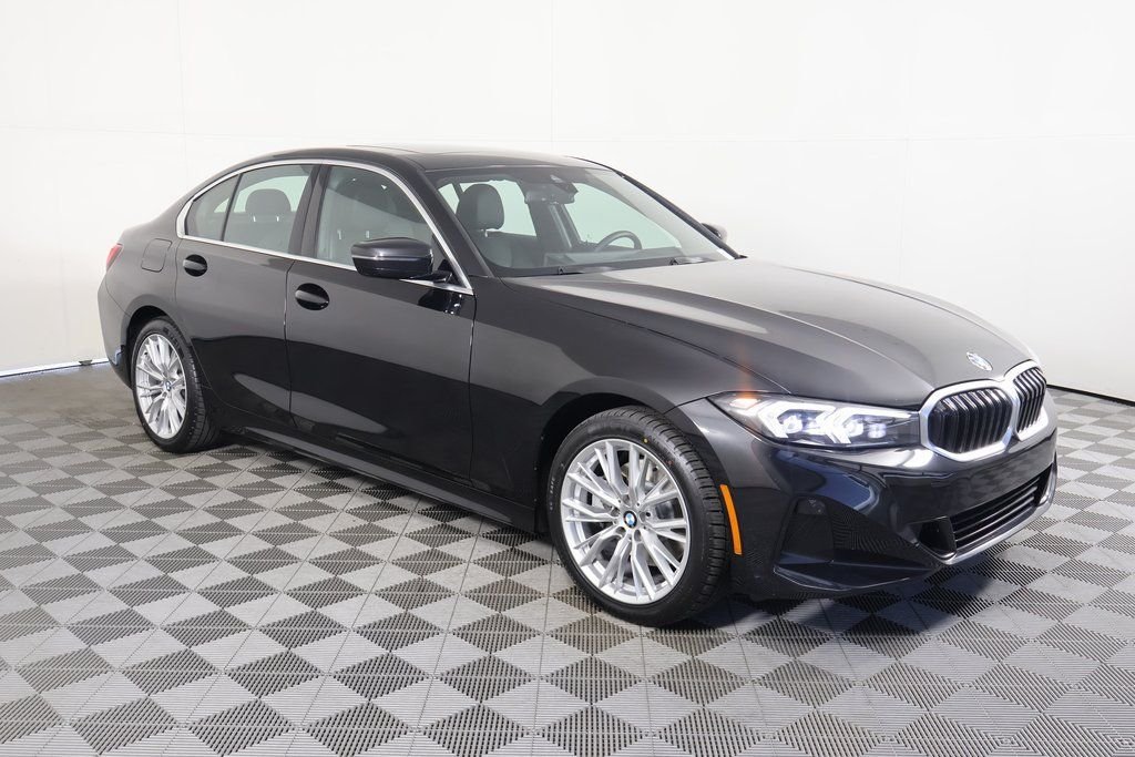 Used 2024 Black Sapphire Metallic BMW 330i image 3