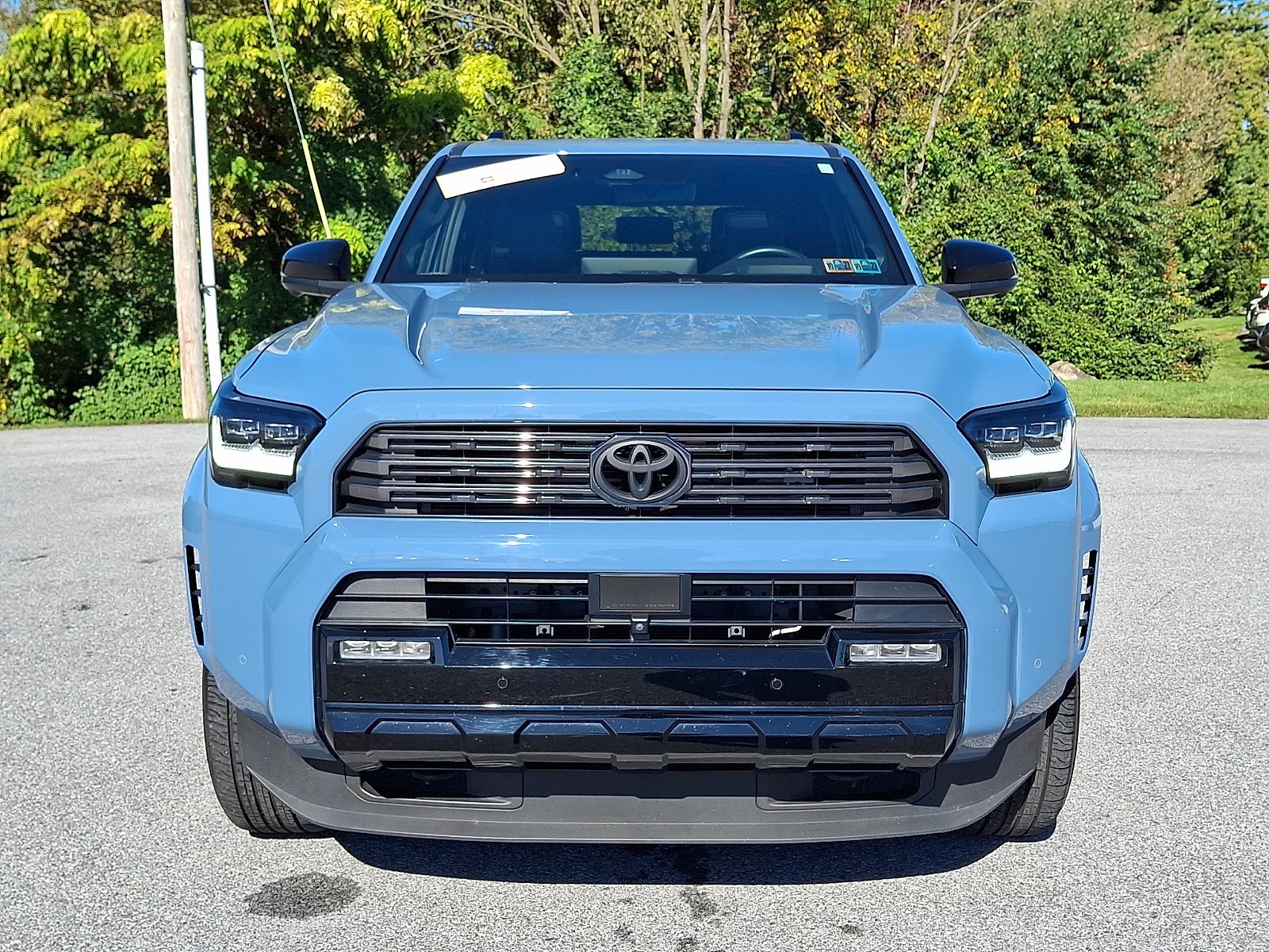Certified Used 2025 HERITAGE BLUE Toyota Hybrid Platinum image 2