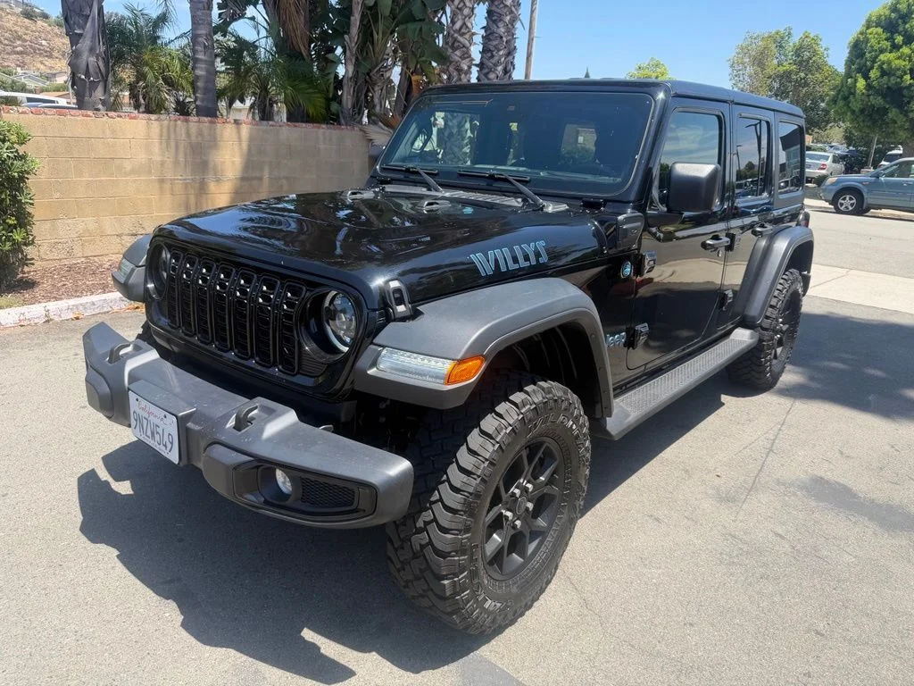 Used 2024 Black Jeep Willys 4xe image 5