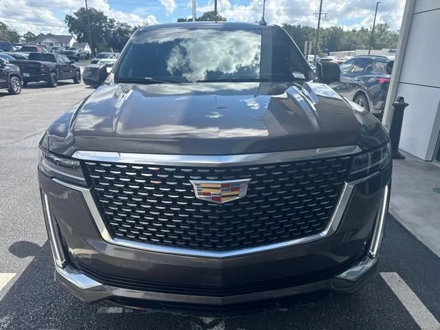 Used 2021 DARK MOCHA METALLIC Cadillac Premium Luxury image 3